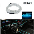 6-metre long flexible USB LED light strip for car interior ambient lighting in various colours