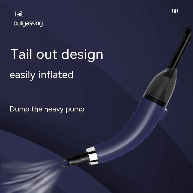 Handheld portable car vacuum cleaner in black with USB charging cable and dust collection compartment