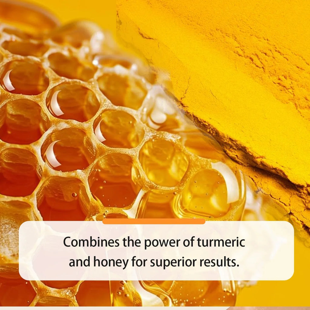 30ml bottle of Turmeric Honey Essential Oil in neutral packaging for facial application