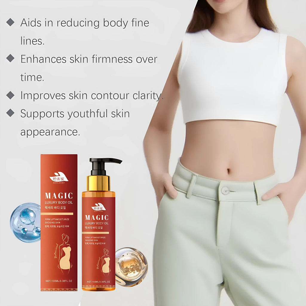 Body firming moisturizer in 100ml bottle with rose extract and vitamin E