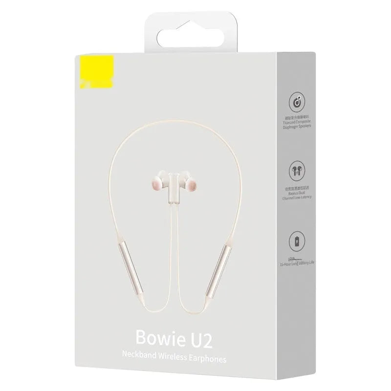 Wireless halter Bluetooth sport headset in black with binaural earbuds and neck-hanging design