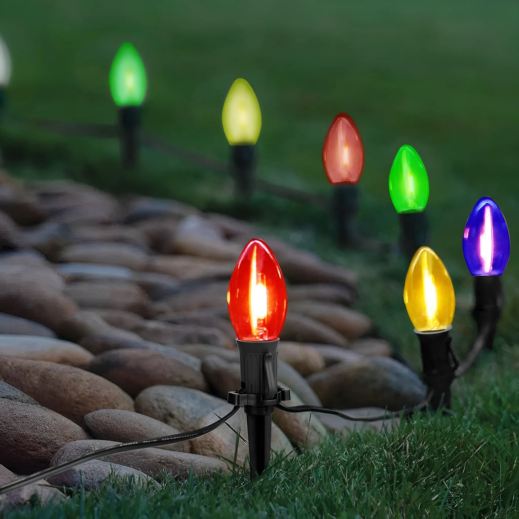 Solar remote control outdoor Christmas decoration light with lithium battery, SMD lamp beads, IP44 for garden park