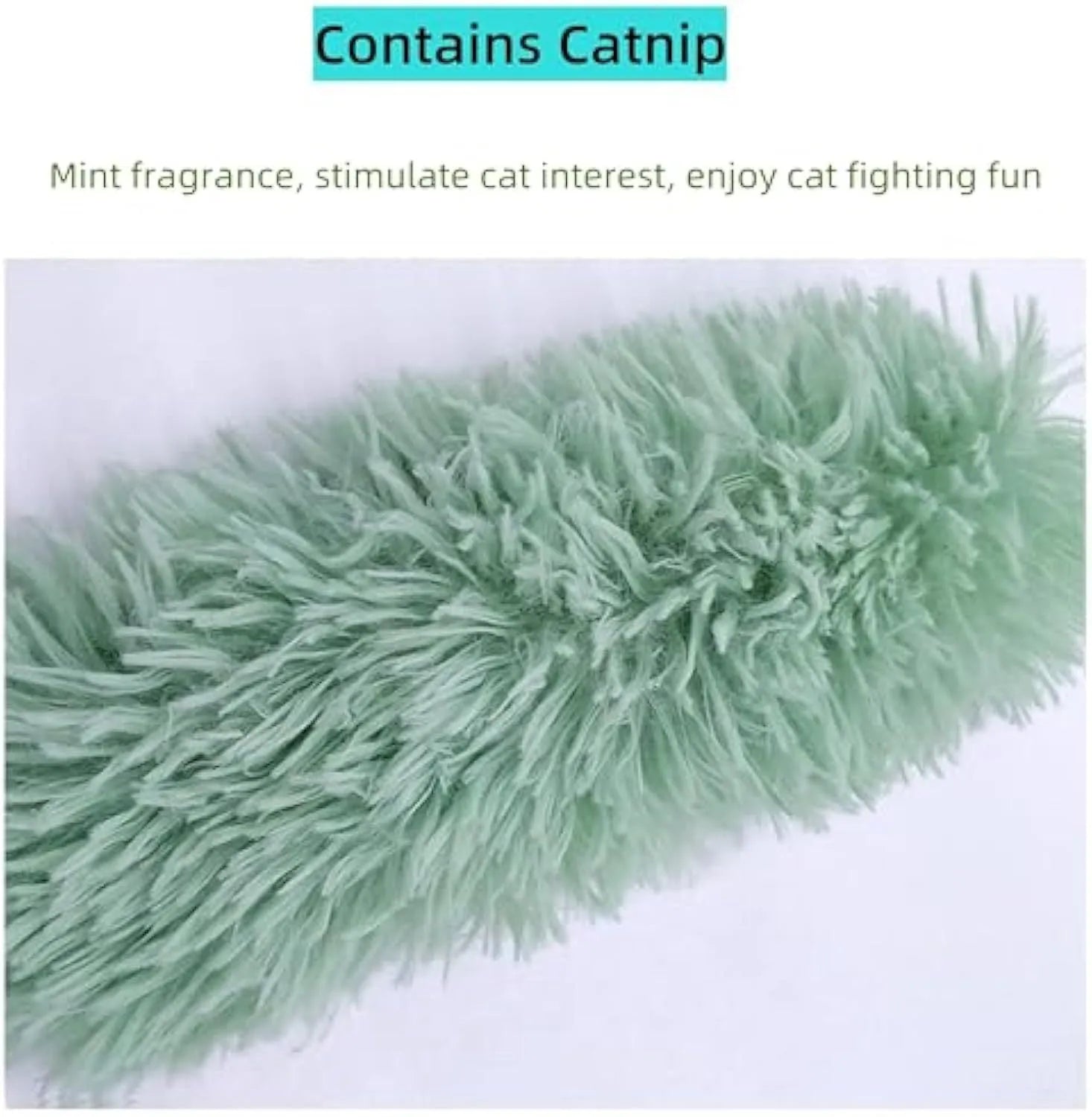Interactive plush cat toys with catnip and crinkle sound in multiple colours for indoor cats