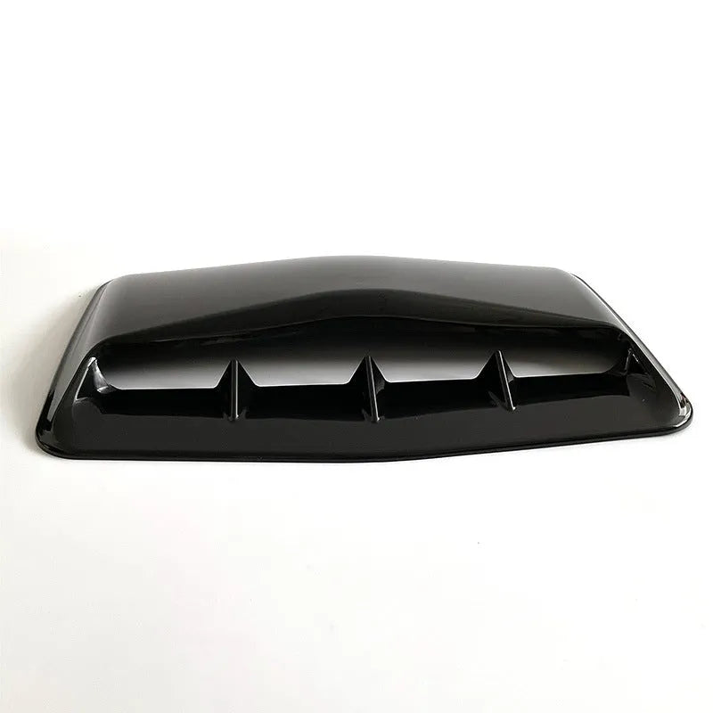Universal car combined modification tuyere in bright black PP plastic for side exterior decoration