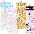 PVC waterproof cartoon style stickers for agenda and notebook decoration
