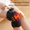 Electric heating kneepad 8W knee massager in black or gray, average size, one set