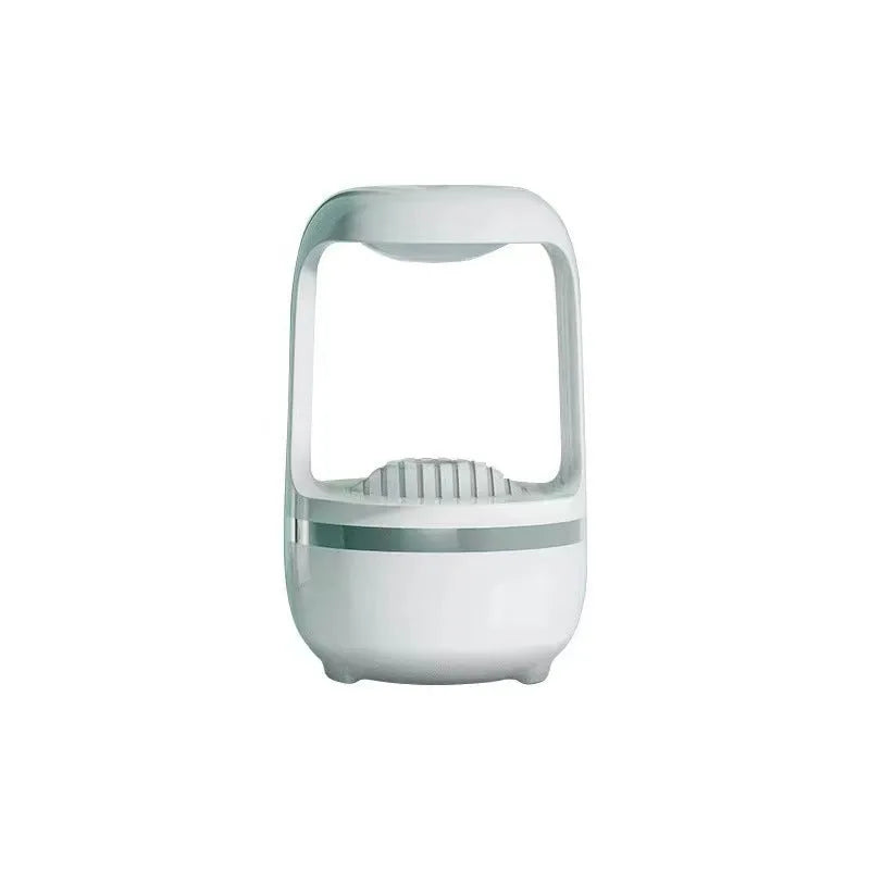 Anti gravity water drop humidifier with USB power, ABS plastic shell, 120x120x229mm, black colour