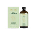 100ml bottle of golden castor oil skincare product with jojoba oil and vitamin E.