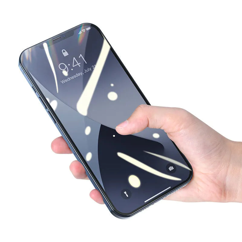 0.25mm full screen tempered glass film for iPhone 12 Mini, 12, 12 Pro, 12 Pro Max with black frame