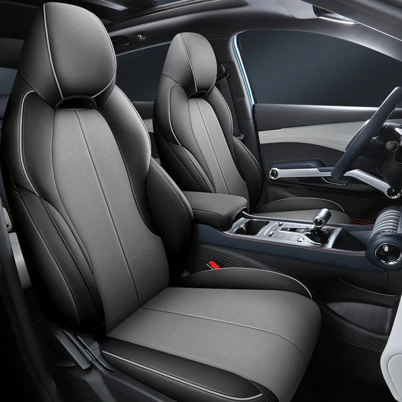 Yuan PLUS car seat cushion cover in a choice of five colours and two editions.
