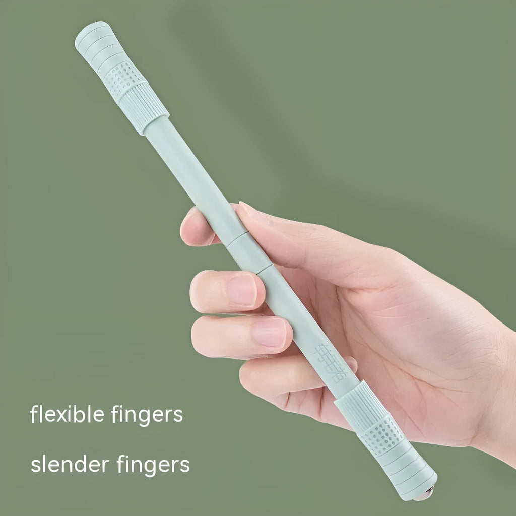 Polypropylene rotating training pen 22cm long with 1.6cm diameter in black with storage tube