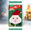 Christmas cat plush toy with catnip stuffing in festive designs including Santa Claus and Christmas Tree.
