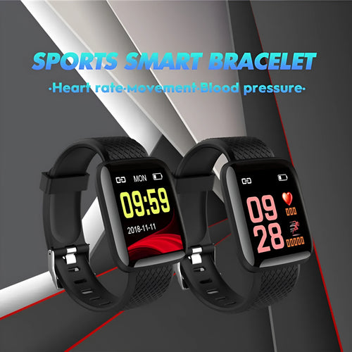 APP sleep monitoring step counting sports bracelet in blue, black, and purple colours
