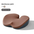 Flat style car seat cushion and lumbar support pad set in a choice of five colours.