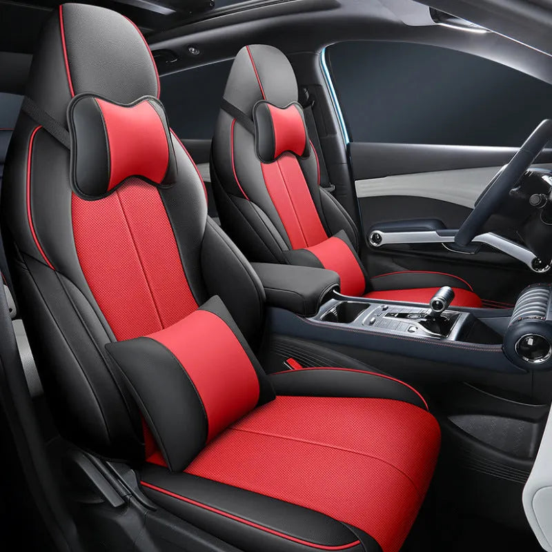 Yuan PLUS car seat cushion cover in a choice of five colours and two editions.