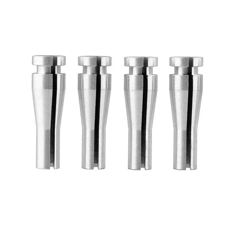 Four silver aluminium Ford truck cab rear latch cable repair parts for F150 F250 F350 models