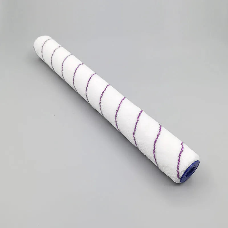 18-inch paint roller set with three brush head types on a lengthened handle for wall painting