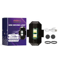 Mini Driving Light with ABS plastic housing, magnetic mount, and USB cable for vehicle interiors.
