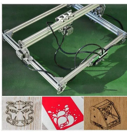 Miniature laser engraving machine with 3000mW power for marking and lettering applications