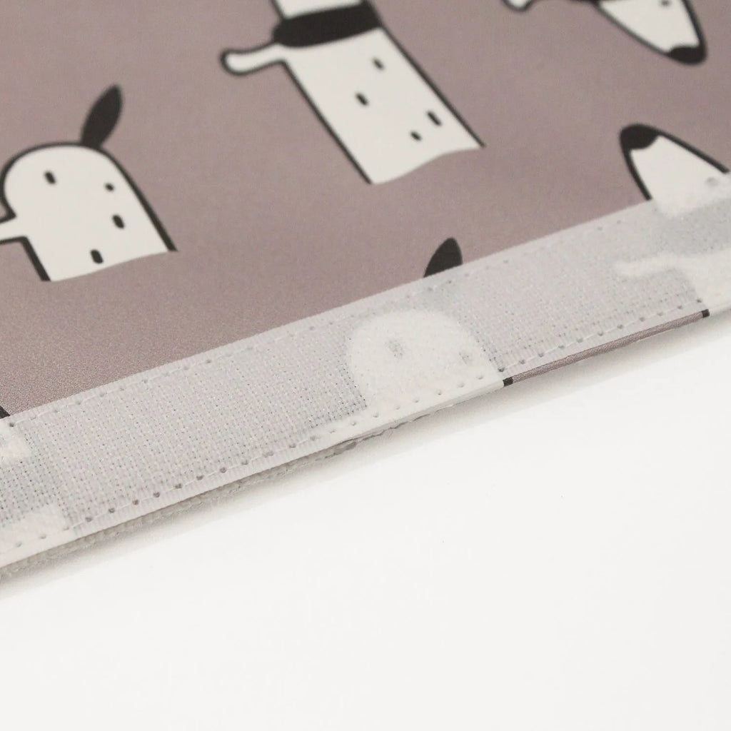 Cartoon sausage dog design artificial leather car seat belt shoulder pad cover.