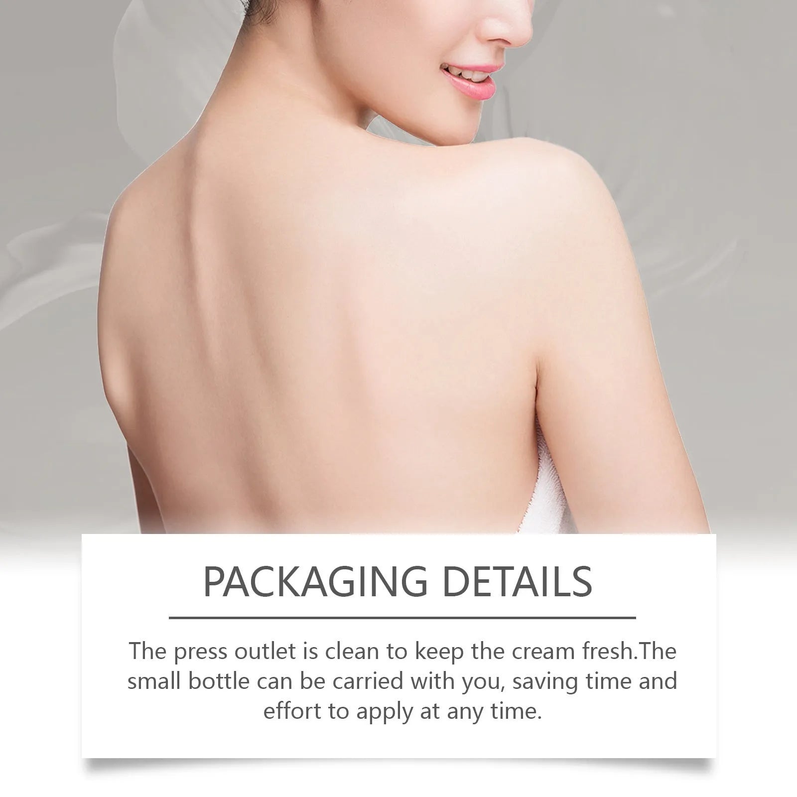 75g jar of Skin Neck Cream Gentle And Soothing with Bifidobacterium and mint ingredients