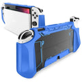 Soft TPU protective case for Nintendo Switch OLED 2021 console in various colours.