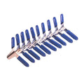Stainless steel clip lock repair clips multipack in American style for household hardware.