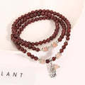 Women's sauteed green beans crystal flower bracelet with bohemian ethnic retro style