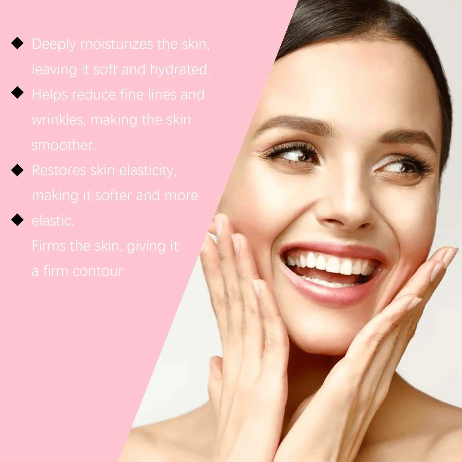 75g tube of Glowing Skin Rejuvenation facial mask and an application brush on a plain background.