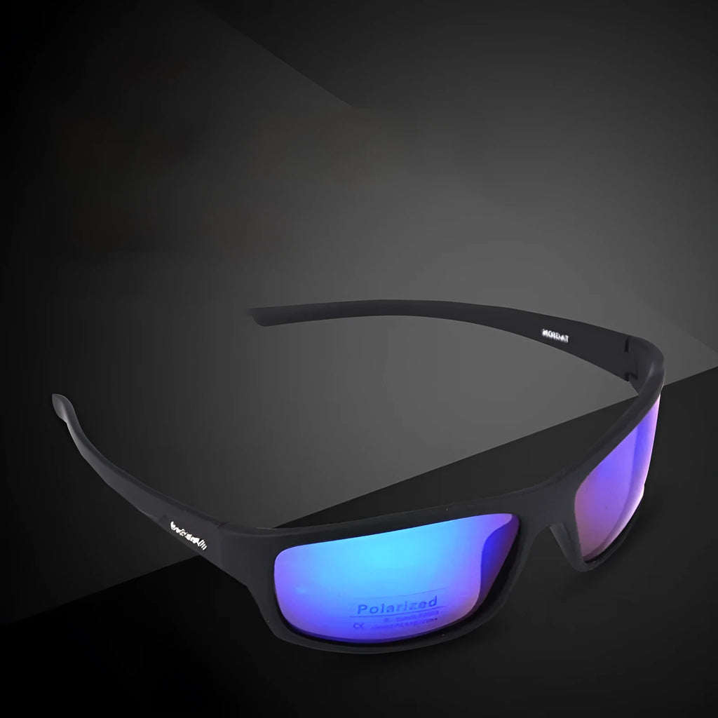Polarized unisex sunglasses with PC frame, shown in eight colour options for sun protection