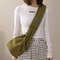 Convenient cotton breathable large capacity dog bag pet backpack in solid colour