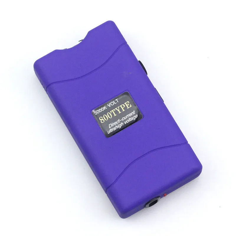 Female self-defence multi-function flashlight in seven colour options with LED torch and alarm functions