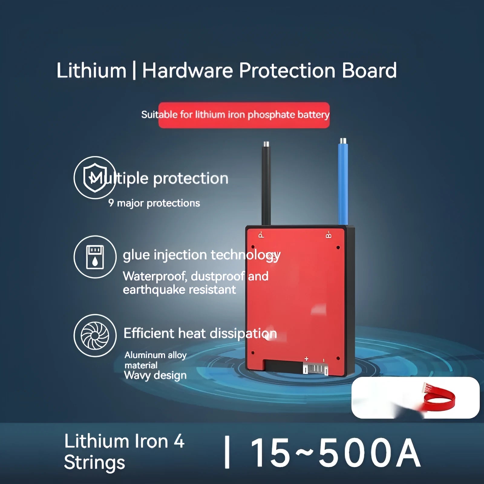 Dali brand lithium iron phosphate battery protection board for 4S 12V systems