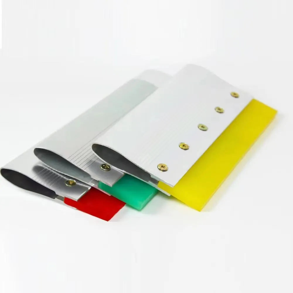 Green aluminium alloy scraper tool with 50cm length and 10cm width for window cleaning