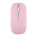 Candy wireless Bluetooth mouse in pink, ergonomic shape, 1200dpi, silent buttons, on a white desk