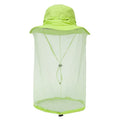 Wide brim nylon flat top sun hat in size L 58-60cm, shown as an outdoor cap with sun protection functions