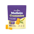 Package of 60 mullein leaf extract supplement gummies with verbena officinalis