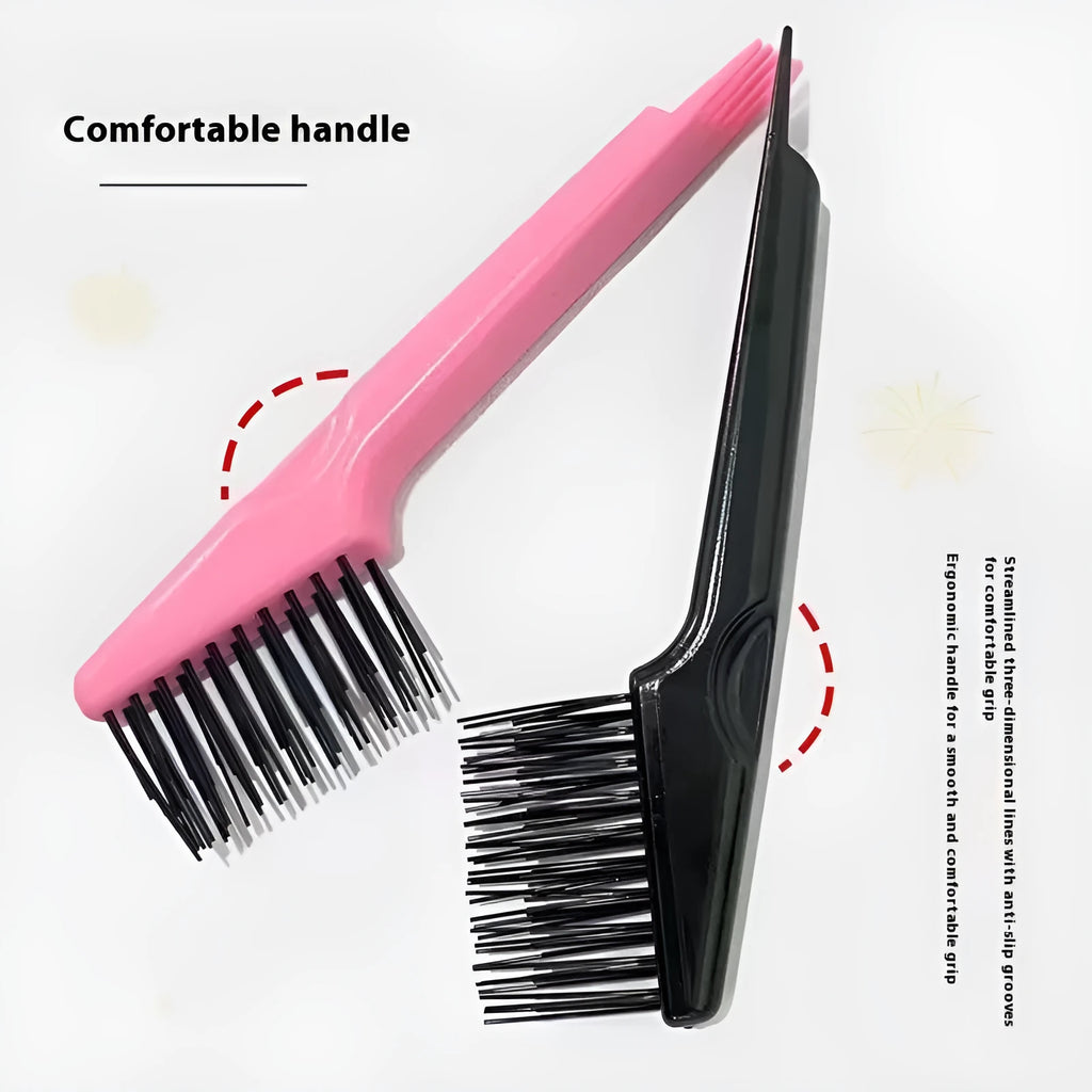 Large comb cleaner tool in black for removing hair and dust from hairbrushes