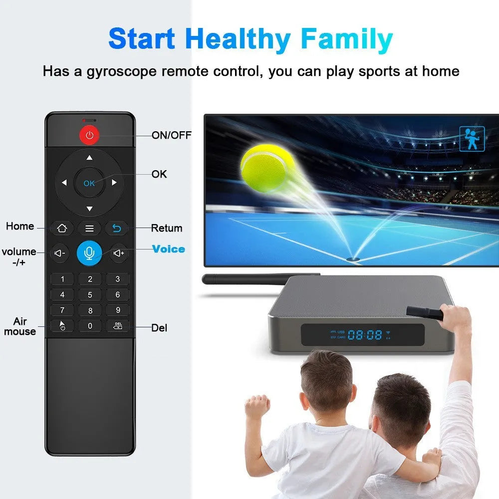 Android 8K television set-top box with RK3566 processor and HDMI output