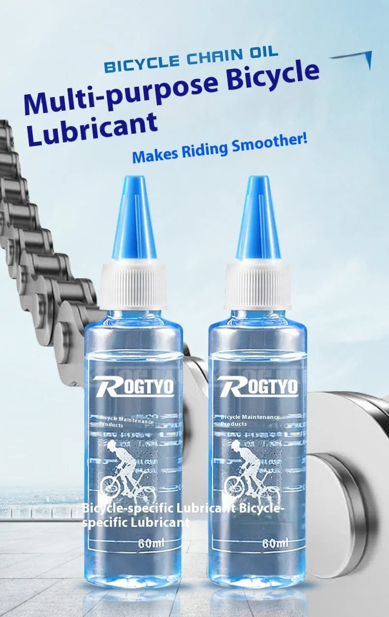 60ml bicycle chain lubricant oil bottle for mountain bike maintenance and rust prevention