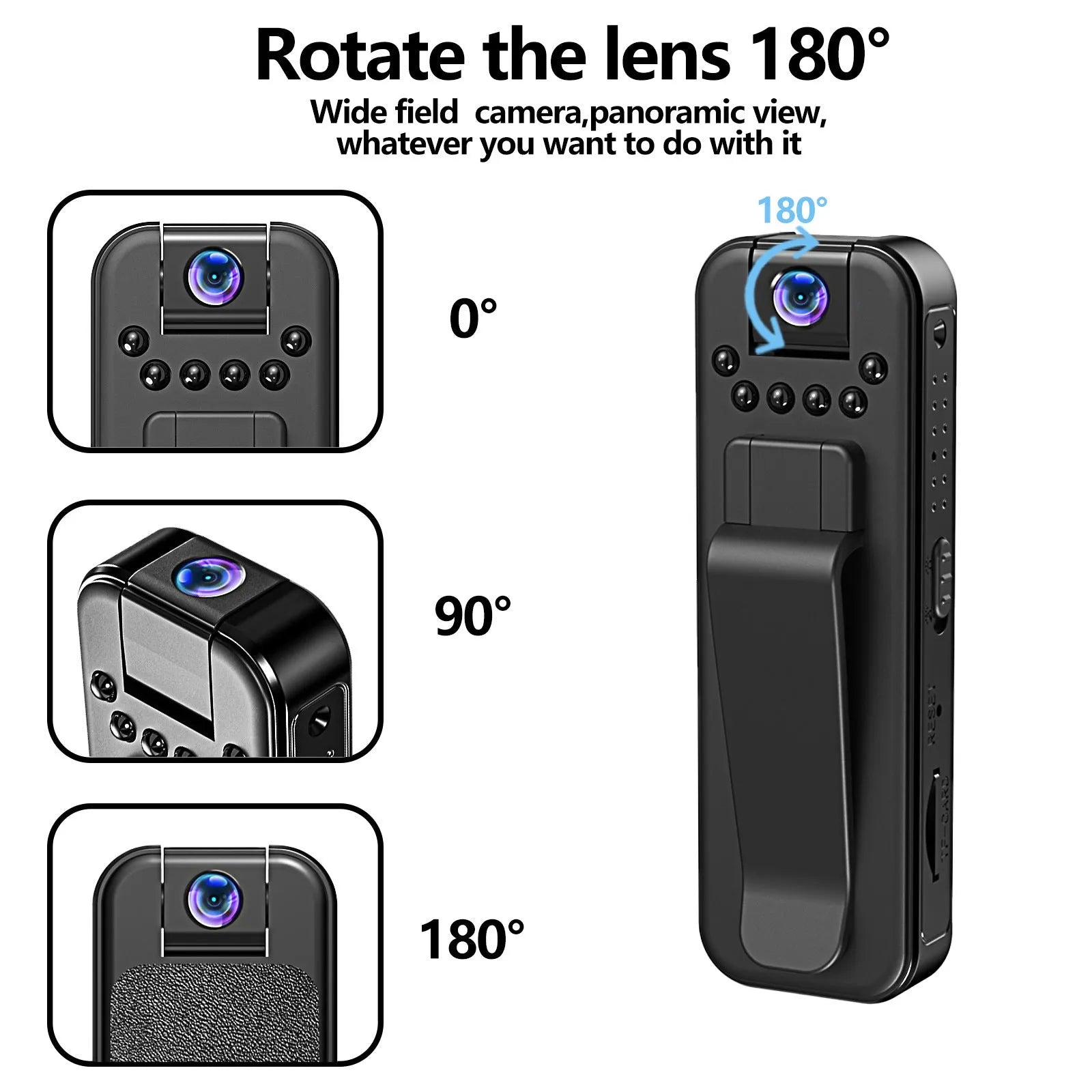 L7 home security camera recorder with HD image quality and infrared night vision