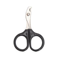 Professional pet nail clippers with stainless steel blade and coloured rubber-grip handle for dogs and cats