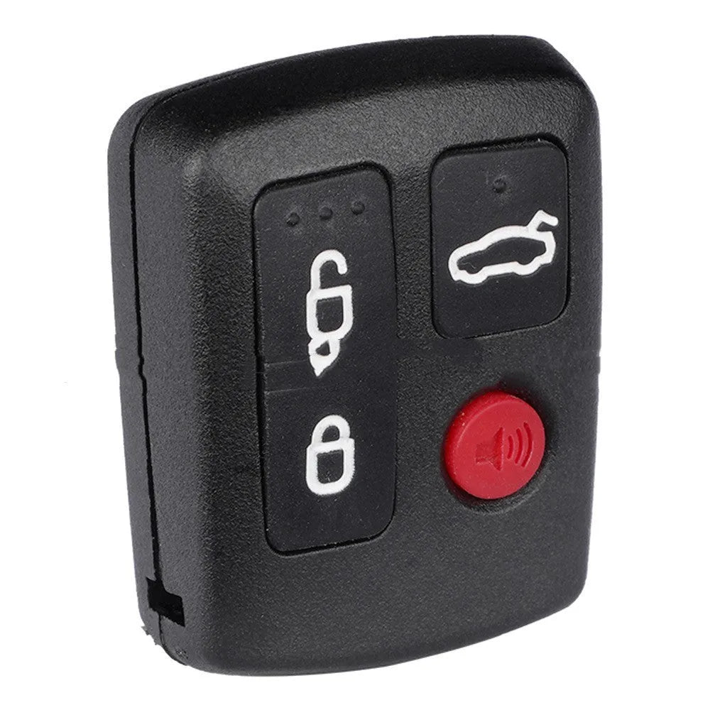 Ford car remote control key replacement shell made of black ABS plastic for 2+1 and 3+1 key fobs.