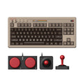 Retro87 C64 wireless Bluetooth mechanical gaming keyboard with rocker on grey ABS case