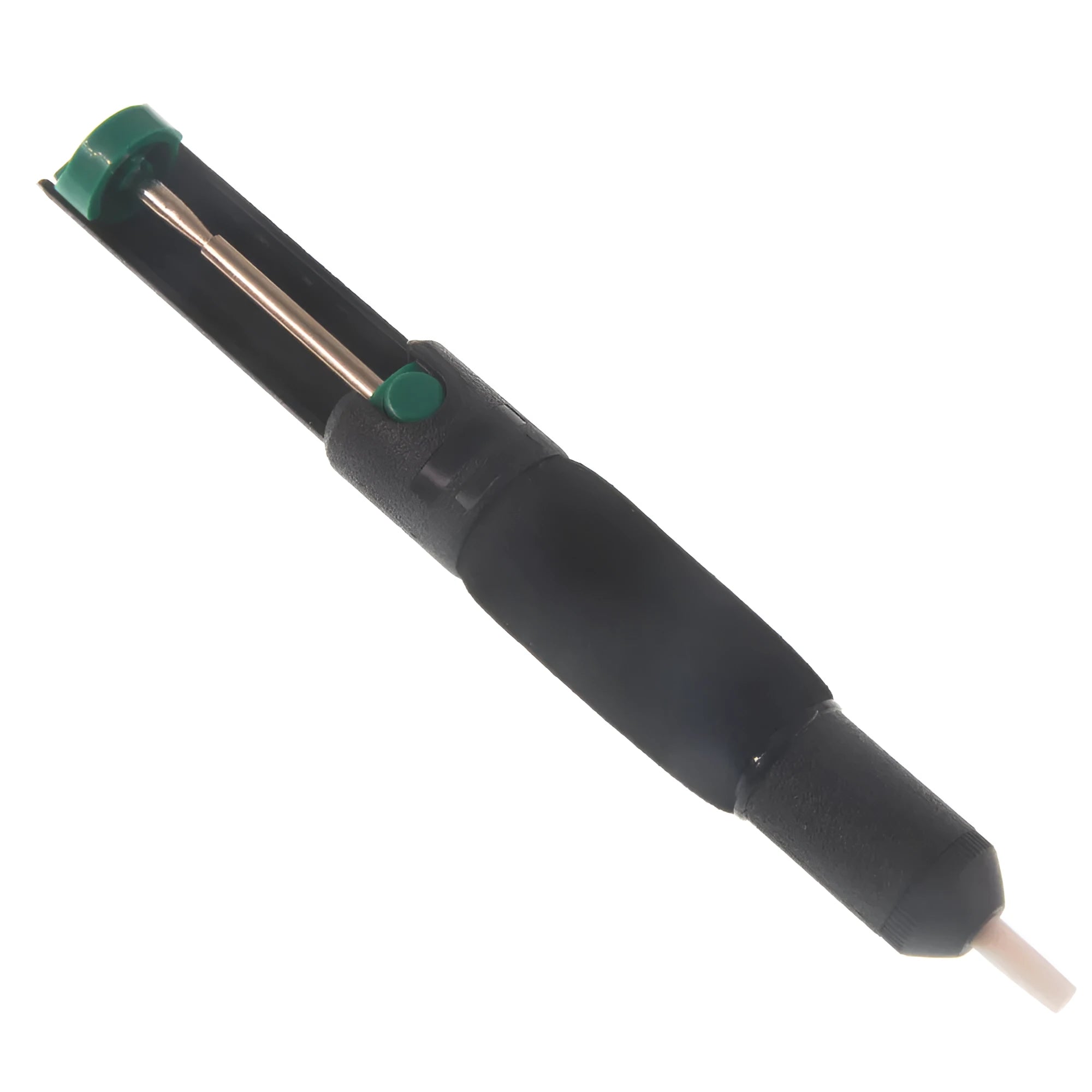 Manual semi-aluminum alloy tin suction device black desoldering pump 210mm length