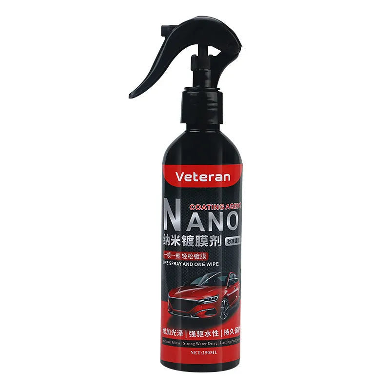 Automotive coating agent spray bottle in 250ml or 500ml size for vehicle maintenance