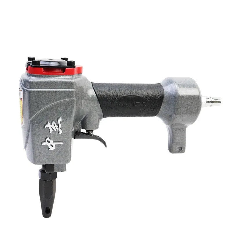 DK30 model air-powered nail gun for punching holes in metal sheets and fabrics