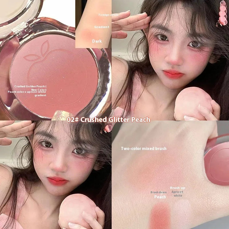Bubble Gradient Blush compact in Ebony Rose shade, a cream rouge for dry skin.
