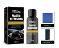 Nano plastic refresh coating kit with bottle, sponge, and towel for car headlight and interior plastic repair