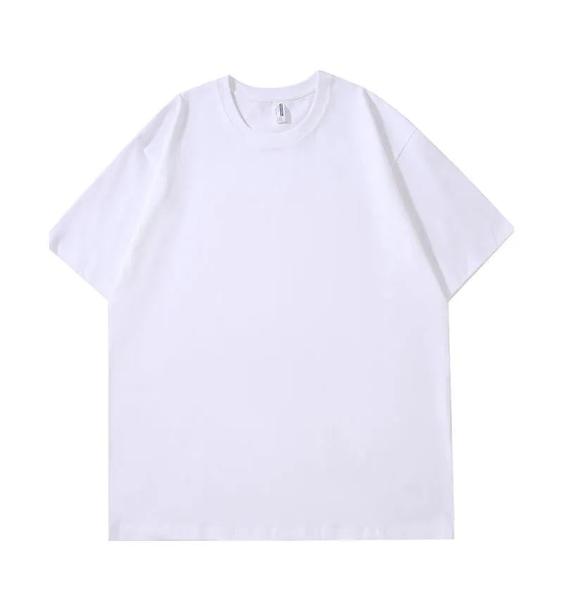 Men's heavyweight 240g cotton loose fit t-shirt in multiple solid colours